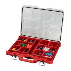 Milwaukee PACKOUT 11-Compartment Low-Profile Impact Resistant Portable Small Parts Organizer 16 Milwaukee PACKOUT 11-Compartment Low-Profile Impact Resistant Portable Small Parts Organizer -Tool Storage Online Shop red milwaukee modular tool storage systems 48 22 8431 a0 1000