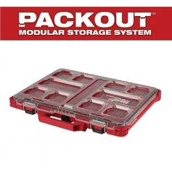 Milwaukee PACKOUT 11-Compartment Low-Profile Impact Resistant Portable Small Parts Organizer 24 Milwaukee PACKOUT 11-Compartment Low-Profile Impact Resistant Portable Small Parts Organizer -Tool Storage Online Shop red milwaukee modular tool storage systems 48 22 8431 fa 1000