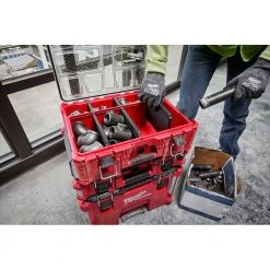Milwaukee PACKOUT 20 in. Deep Organizer with 6 Compartments and Quick Adjust Dividers 26 Milwaukee PACKOUT 20 in. Deep Organizer with 6 Compartments and Quick Adjust Dividers -Tool Storage Online Shop red milwaukee modular tool storage systems 48 22 8432 44 1000
