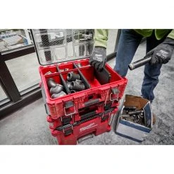 Milwaukee PACKOUT 20 in. Deep Organizer with 6 Compartments and Quick Adjust Dividers 21 Milwaukee PACKOUT 20 in. Deep Organizer with 6 Compartments and Quick Adjust Dividers -Tool Storage Online Shop red milwaukee modular tool storage systems 48 22 8432 66 1000