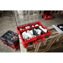 Milwaukee PACKOUT 20 in. Deep Organizer with 6 Compartments and Quick Adjust Dividers 28 Milwaukee PACKOUT 20 in. Deep Organizer with 6 Compartments and Quick Adjust Dividers -Tool Storage Online Shop red milwaukee modular tool storage systems 48 22 8432 76 1000