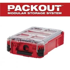 Milwaukee PACKOUT 5-Compartments Small Parts Organizer -Tool Storage Online Shop red milwaukee modular tool storage systems 48 22 8435 d4 1000