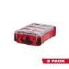 Milwaukee PACKOUT 5-Compartments Small Parts Organizer (3-Pack) -Tool Storage Online Shop red milwaukee modular tool storage systems 48 22 8435x3 64 1000