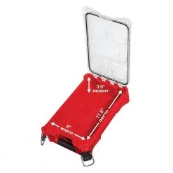 Milwaukee PACKOUT 5-Compartments Small Parts Organizer (3-Pack) -Tool Storage Online Shop red milwaukee modular tool storage systems 48 22 8435x3 a0 1000