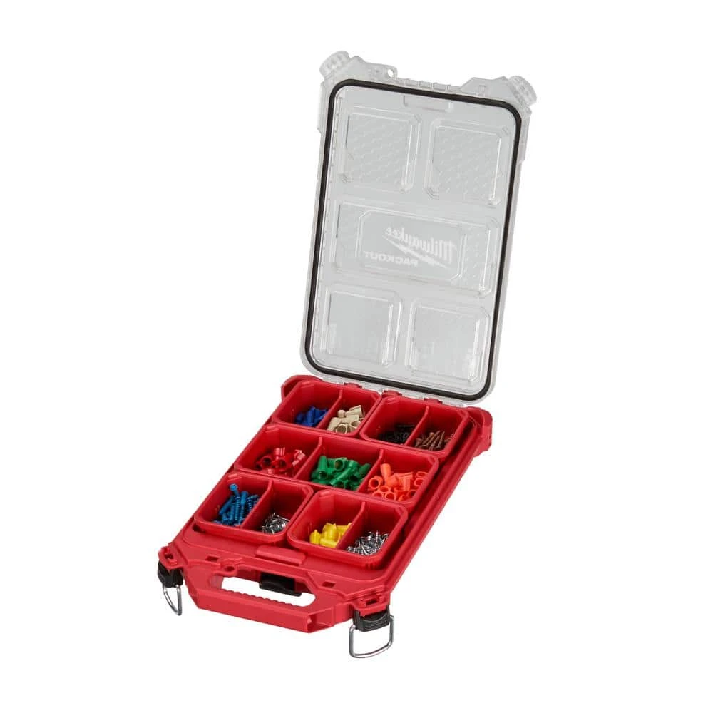 Milwaukee PACKOUT 5-Compartment Low-Profile Compact Small Parts Organizer (5-Pack) 7 Milwaukee PACKOUT 5-Compartment Low-Profile Compact Small Parts Organizer (5-Pack) - Image 5