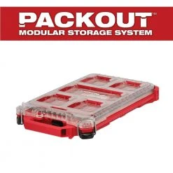 Milwaukee PACKOUT 5-Compartment Low-Profile Compact Small Parts Organizer (5-Pack) 21 Milwaukee PACKOUT 5-Compartment Low-Profile Compact Small Parts Organizer (5-Pack) -Tool Storage Online Shop red milwaukee modular tool storage systems 48 22 8436x5 1f 1000
