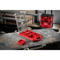 Milwaukee PACKOUT 5-Compartment Low-Profile Compact Small Parts Organizer (5-Pack) 17 Milwaukee PACKOUT 5-Compartment Low-Profile Compact Small Parts Organizer (5-Pack) -Tool Storage Online Shop red milwaukee modular tool storage systems 48 22 8436x5 66 1000