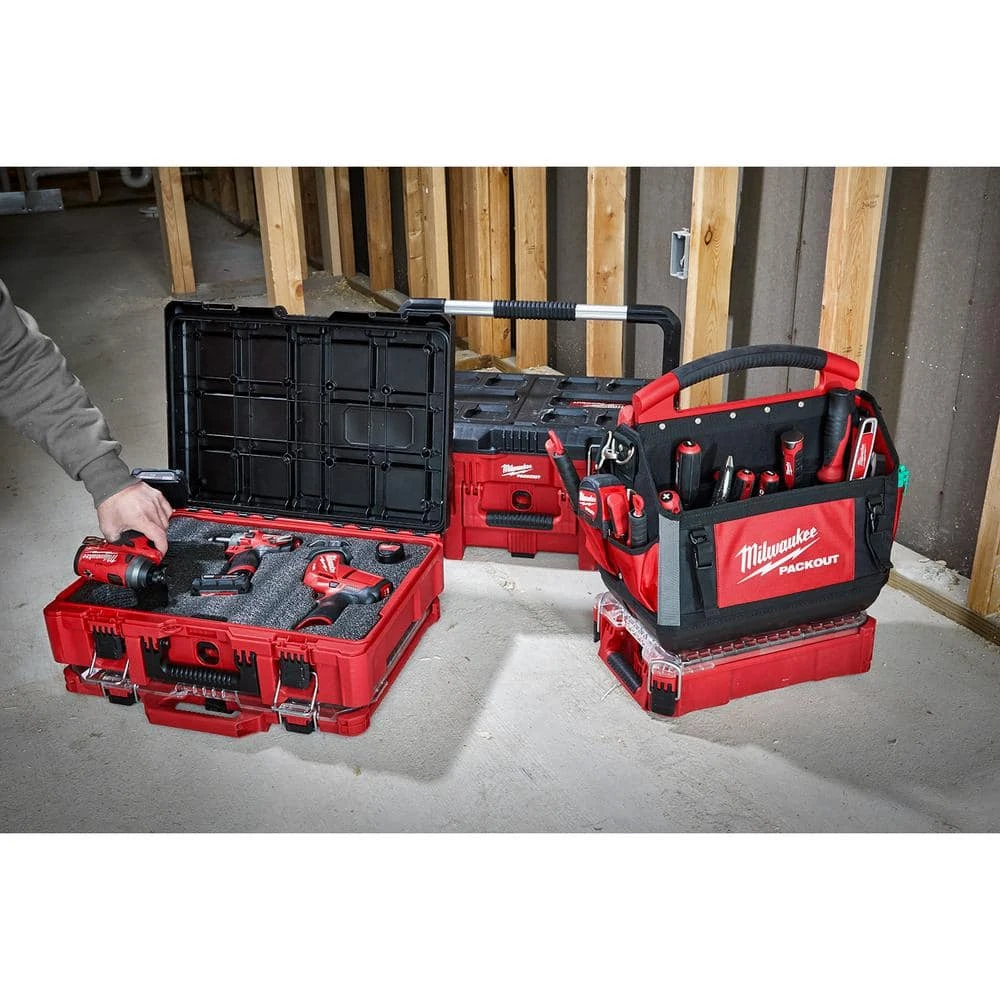 Milwaukee PACKOUT 16 in. Portable Modular Tool-Box Case with Customizable Insert 8 Milwaukee PACKOUT 16 in. Portable Modular Tool-Box Case with Customizable Insert - Image 6