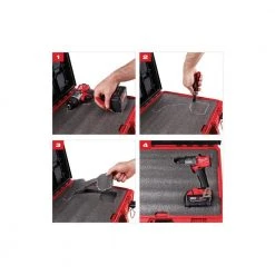 Milwaukee PACKOUT 16 in. Portable Modular Tool-Box Case with Customizable Insert 19 Milwaukee PACKOUT 16 in. Portable Modular Tool-Box Case with Customizable Insert -Tool Storage Online Shop red milwaukee modular tool storage systems 48 22 8450 a0 1000