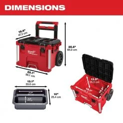 Milwaukee PACKOUT 22 in. Rolling Tool Box, 22 in. Large Tool Box and 22 in. Medium Tool Box -Tool Storage Online Shop red milwaukee modular tool storage systems 8426 8425 8424 d4 1000