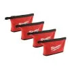 Milwaukee 12 in. Red Zipper Tool Bag (4-Piece) -Tool Storage Online Shop red milwaukee tool bags 48 22 8180 x4 64 1000