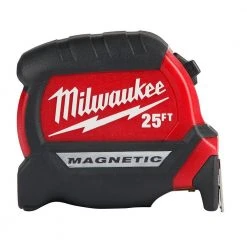 Milwaukee 10 in. Jobsite Backpack with 25 ft. x 1 in. Compact Magnetic Tape Measure (2-Pack) -Tool Storage Online Shop red milwaukee tool bags 48 22 8200 48 22 0325g 77 1000