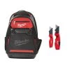 Milwaukee 10 in. Jobsite Backpack with FASTBACK 6-In-1 Folding Utility Knife and FASTBACK Compact Folding Utility Knife Set -Tool Storage Online Shop red milwaukee tool bags 48 22 8200 48 22 1505q 64 1000