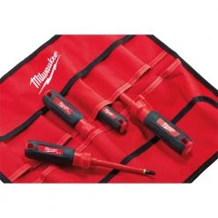 Milwaukee 10 in. Jobsite Backpack with 1000-Volt Insulated Screwdriver Set and Pouch (4-Piece) -Tool Storage Online Shop red milwaukee tool bags 48 22 8200 48 22 2204 40 1000
