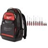 Milwaukee 10 in. Jobsite Tool Backpack with Screwdriver Set (11-Piece) 1 Milwaukee 10 in. Jobsite Tool Backpack with Screwdriver Set (11-Piece) -Tool Storage Online Shop red milwaukee tool bags 48 22 8200 48 22 2710 64 1000