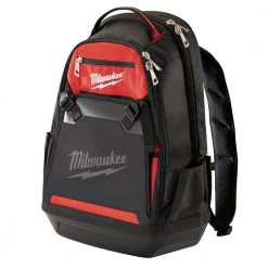 Milwaukee 10 in. Jobsite Tool Backpack with Screwdriver Set (11-Piece) -Tool Storage Online Shop red milwaukee tool bags 48 22 8200 48 22 2710 a0 1000