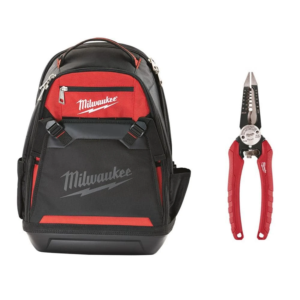 Milwaukee Jobsite Backpack with 6-in-1 Wire Pliers 3 Milwaukee Jobsite Backpack with 6-in-1 Wire Pliers