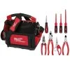 Milwaukee 15 in. PACKOUT Tote & Electrician Hand Tool Set (9-Piece) 2 Milwaukee 15 in. PACKOUT Tote & Electrician Hand Tool Set (9-Piece) -Tool Storage Online Shop red milwaukee tool bags 48 22 8315 48 22 6100 48 22 3079 64 1000