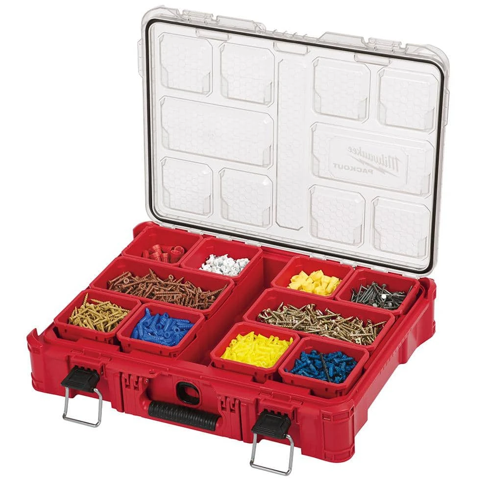 Milwaukee PACKOUT Rolling Tool Box with Tote and Organizers 15 Milwaukee PACKOUT Rolling Tool Box with Tote and Organizers - Image 13