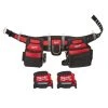 Milwaukee Adjustable Electricians Work Belt with 25 ft. x 1 in. Compact Magnetic Tape Measure (2-Pack) -Tool Storage Online Shop red milwaukee tool belts 48 22 8110 48 22 0325g 64 1000