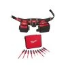 Milwaukee Electrician's Work Belt and 1000-Volt Insulated Screwdriver Set (10-Piece) -Tool Storage Online Shop red milwaukee tool belts 48 22 8110 48 22 2210 64 1000