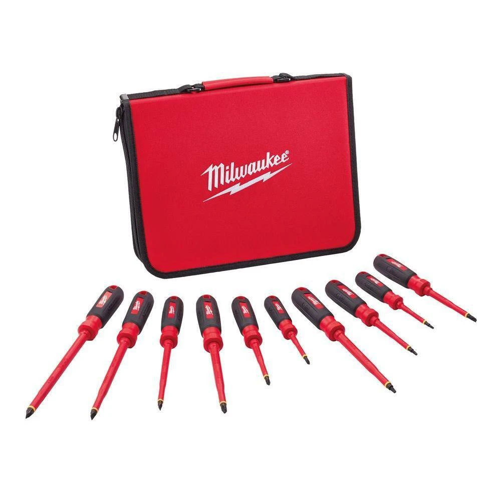 Milwaukee Electrician's Work Belt and 1000-Volt Insulated Screwdriver Set (10-Piece) 4 Milwaukee Electrician's Work Belt and 1000-Volt Insulated Screwdriver Set (10-Piece) - Image 2