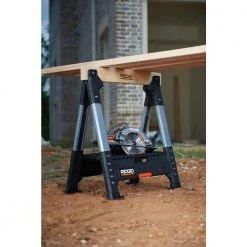 RIDGID 32 in. Adjustable Folding Sawhorse 22 RIDGID 32 in. Adjustable Folding Sawhorse -Tool Storage Online Shop ridgid saw horses 230710 77 1000 1