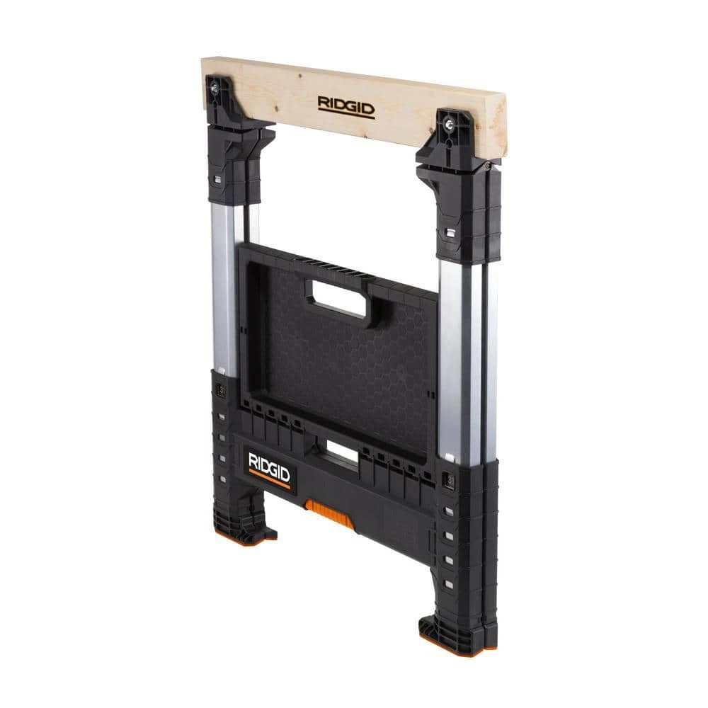 RIDGID 32 in. Adjustable Folding Sawhorse 10 RIDGID 32 in. Adjustable Folding Sawhorse - Image 8