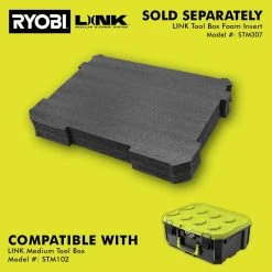 RYOBI LINK Medium Tool Box -Tool Storage Online Shop ryobi green ryobi modular tool storage systems stm102 fa 1000