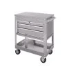 Husky 33 in. 4-Drawer Stainless Steel Mechanics Cart -Tool Storage Online Shop stainless steel tool carts houc3304jx1 64 1000