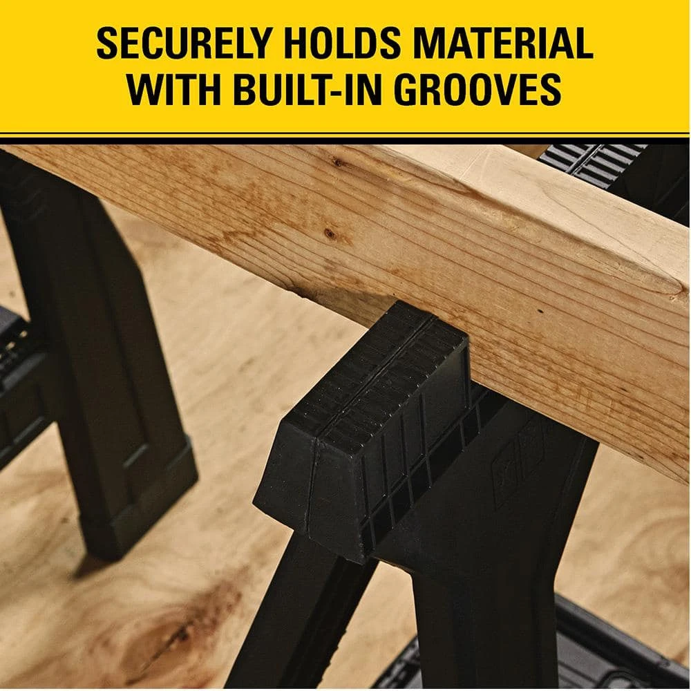 Stanley 22 in. Folding Sawhorse (2-Pack) 7 Stanley 22 in. Folding Sawhorse (2-Pack) - Image 5