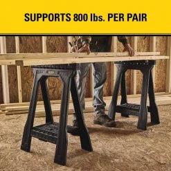 Stanley 22 in. Folding Sawhorse (2-Pack) 12 Stanley 22 in. Folding Sawhorse (2-Pack) -Tool Storage Online Shop stanley saw horses stst60952 a0 1000