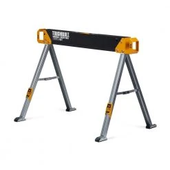 TOUGHBUILT 42.4"W x 28.8"H C550 Powder-Coat Steel Sawhorse and Jobsite Table with 1100 lb capacity -Tool Storage Online Shop toughbuilt saw horses tb c550 1f 1000