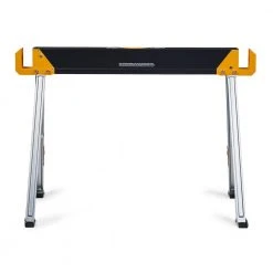 TOUGHBUILT 42.4"W x 28.8"H C550 Powder-Coat Steel Sawhorse and Jobsite Table with 1100 lb capacity -Tool Storage Online Shop toughbuilt saw horses tb c550 fa 1000