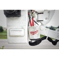 Milwaukee 12 in. Canvas Utility Bucket Tool Bag 13 Milwaukee 12 in. Canvas Utility Bucket Tool Bag -Tool Storage Online Shop white black milwaukee tool bags 48 22 8271 44 1000