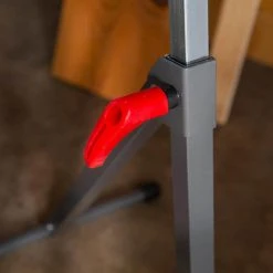 XtremepowerUS 28 in. H x 17.5 in. W Folding Roller Stand Saw Horse Height Adjustable 250 lbs. Load Capacity -Grey -Tool Storage Online Shop xtremepowerus saw horses 65074 76 1000