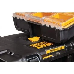 DEWALT Tough System 2.0 6-Compartment Small Parts Organizer -Tool Storage Online Shop yellow dewalt modular tool storage systems dwst08020 c3 1000